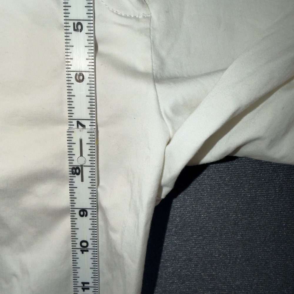 Tory Burch White Bermuda Shorts Logo Button Walking Shorts 12081220 Size 2 - Picture 6 of 9